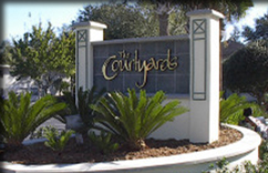 The Courtyards Gainesville Apartment Entrance